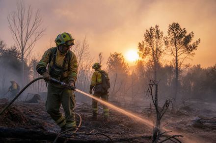 Ávila apoya a afectados por el incendio de Burgohondo