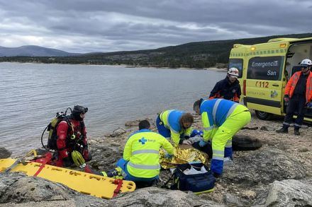 Fallece un hombre de 60 años tras ser rescatado del embalse de La Aceña en Ávila
