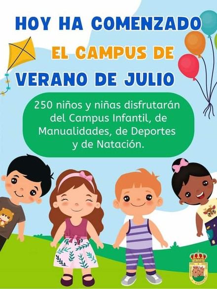 Inicia el campus de verano en Arenas de San Pedro con 250 niños participantes