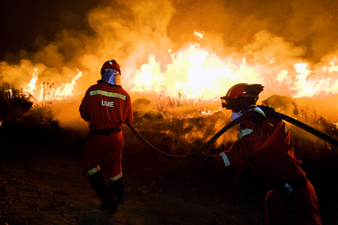 IU de Ávila considera intolerable la ausencia de medios aéreos para la lucha contra incendios