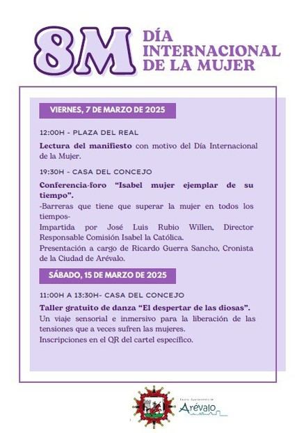 Celebración del Día Internacional de la Mujer en Ávila