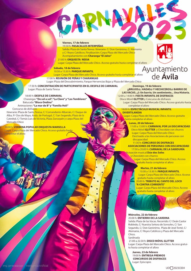 Carnaval 2023 en Ávila