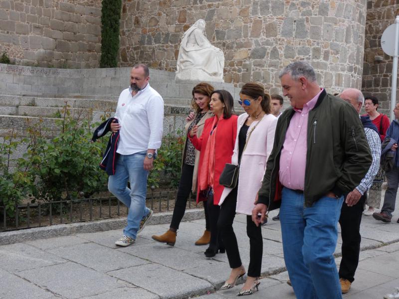 Margarita Robles llama a votar al PSOE en la ciudad que le dio su confianza