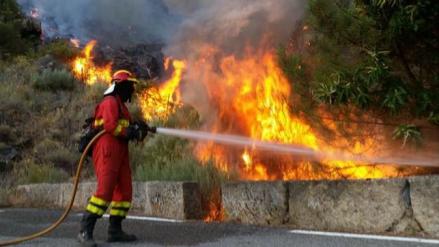 El incendio de Gavilanes-Pedro Bernardo ha quemado 1.400 hectáreas en el sur de Ávila