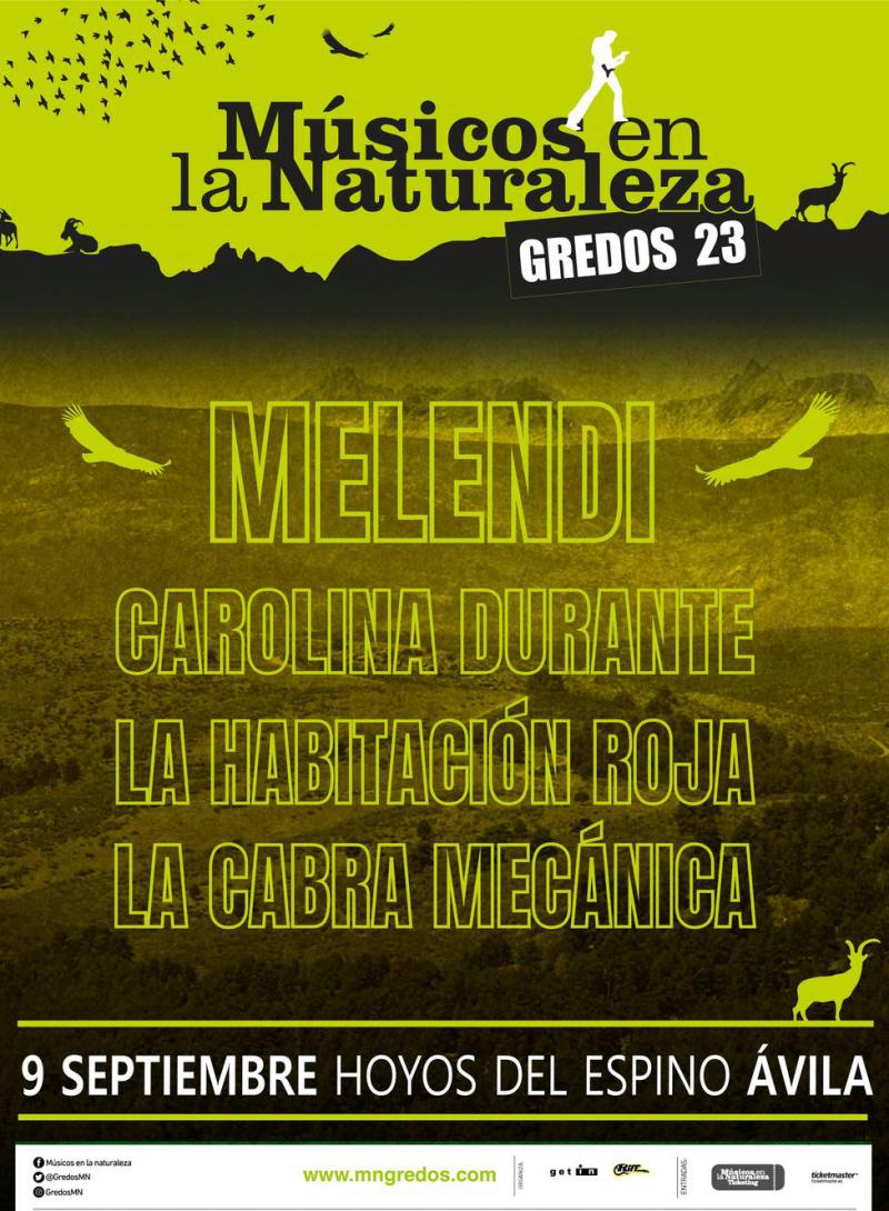 Melendi, La Cabra Mecánica, La Habitación Roja y Carolina Durante en Músicos en la Naturaleza