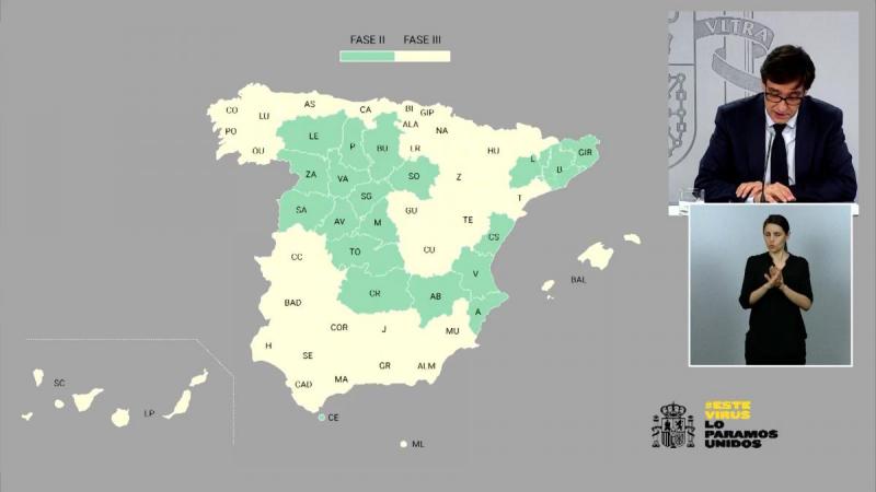 Ávila hacia la fase 2 mientras más de la mitad de España estará el lunes en la fase 3