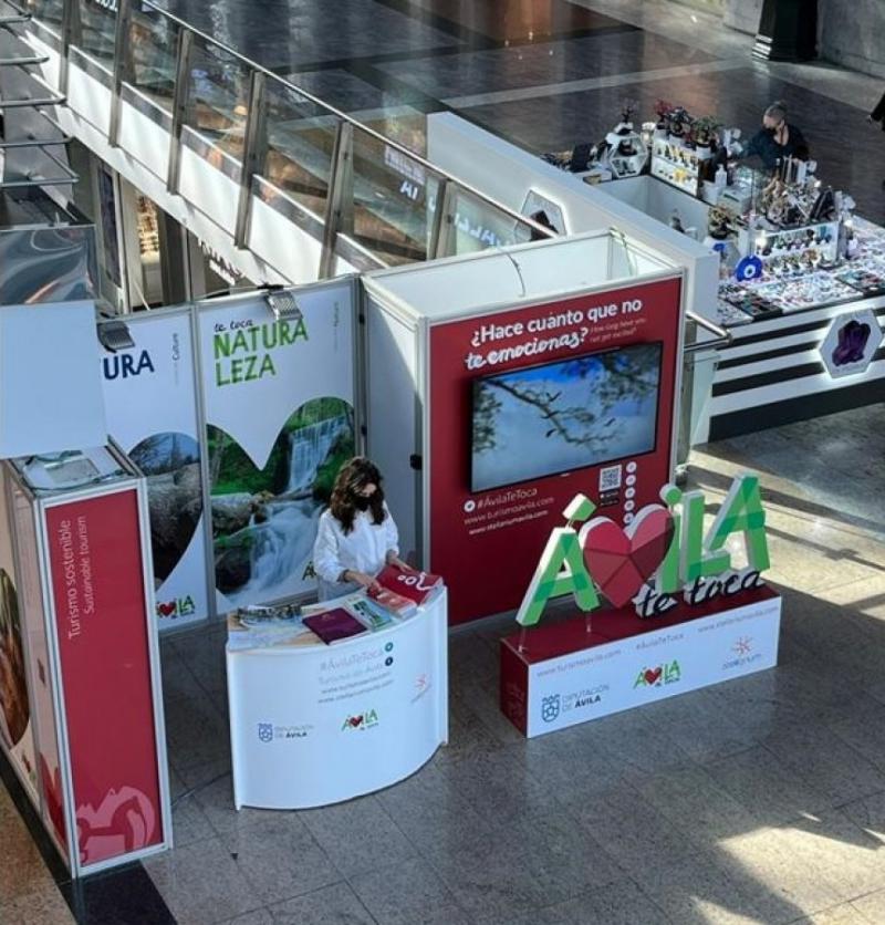 La Diputación continúa sus acciones promocionales turísticas en centros comerciales de Madrid