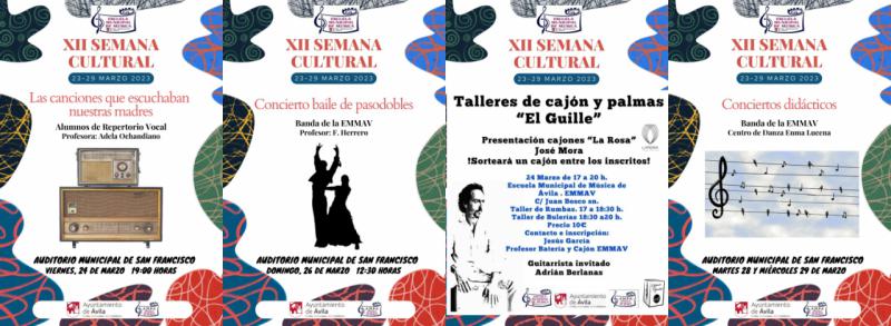XII semana cultural de la Escuela Municipal de Música de Ávila