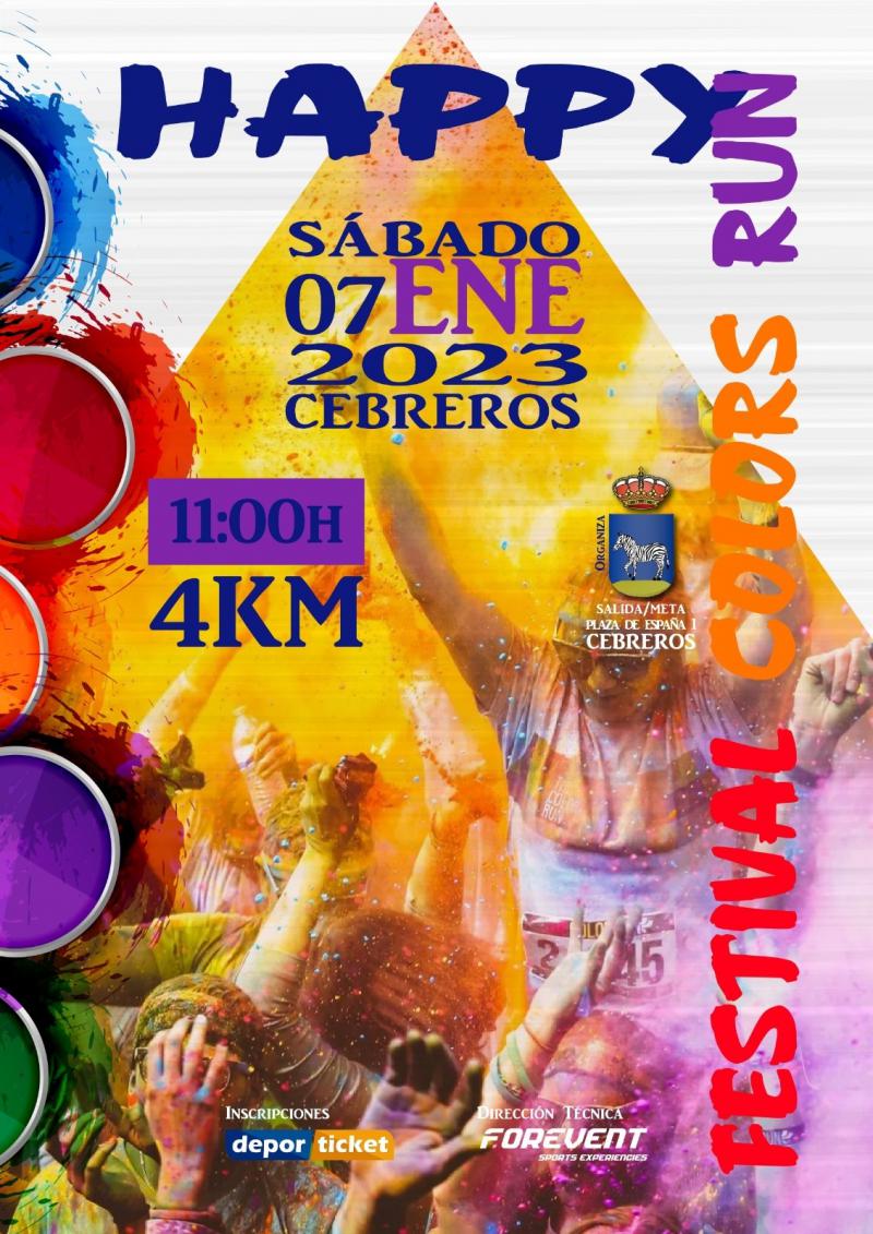 Agenda: Festival Colors Run en Cebreros