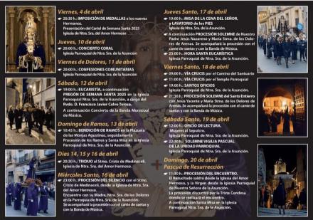Agenda de Semana Santa 2025 en Arenas de San Pedro