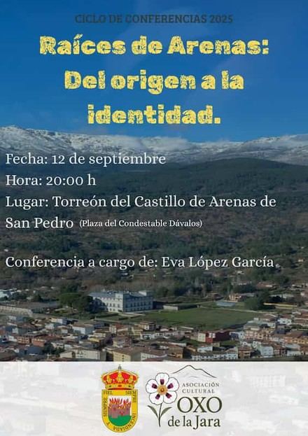 Conferencia en Arenas explora raíces e identidad local