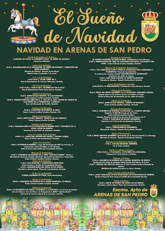 Arenas de San Pedro lanza un variado programa cultural para la Navidad