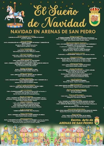 Arenas de San Pedro lanza un variado programa cultural para la Navidad