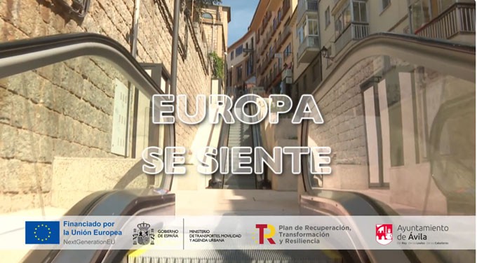 Ávila destaca como semifinalista en el certamen #EuropaSeSiente 2025 por su innovadora conexión de escaleras mecánicas