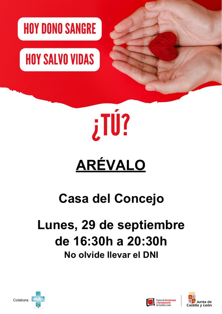 Donación de Sangre el 29 de septiembre