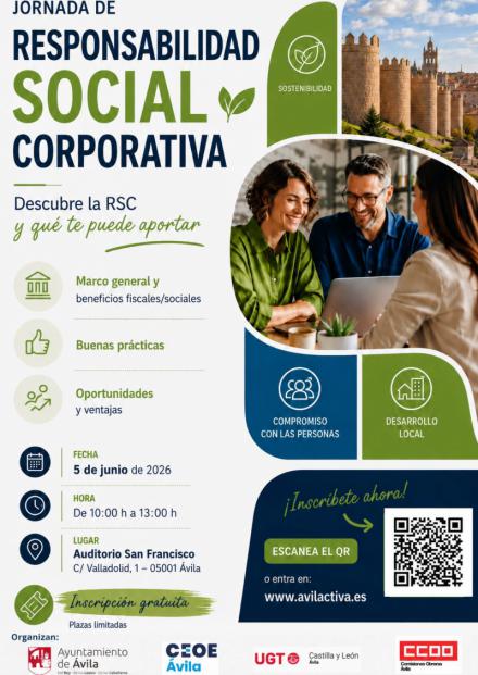 Jornada en Ávila sobre Responsabilidad Social Corporativa y sus oportunidades