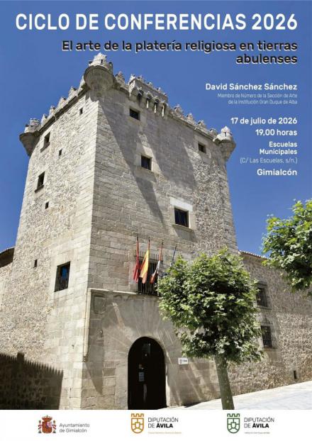 Charla sobre platería abulense en Gimialcón por el Gran Duque de Alva