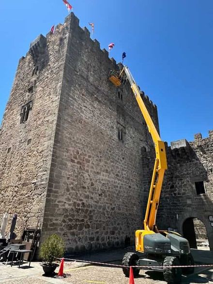 Avanza la restauración de la Torre del Homenaje en Arenas de San Pedro con una inversión de 35.000€