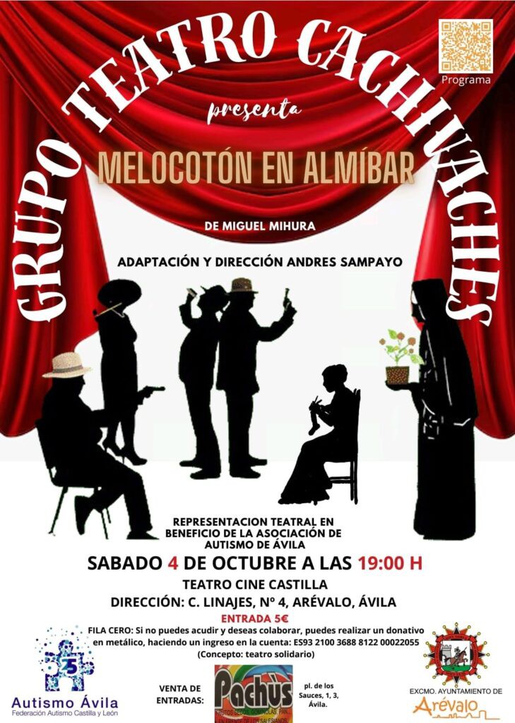 Teatro 'Melocotón en Almíbar' apoya a la Asociación de Autismo de Ávila