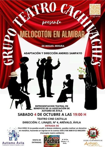Teatro 'Melocotón en Almíbar' apoya a la Asociación de Autismo de Ávila