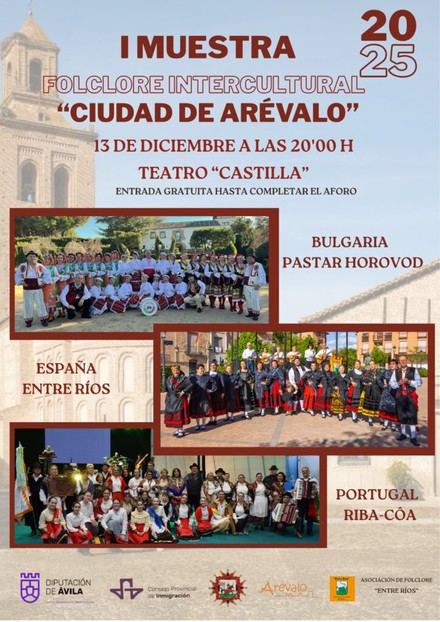 Primera Muestra de Folclore Intercultural en Arévalo