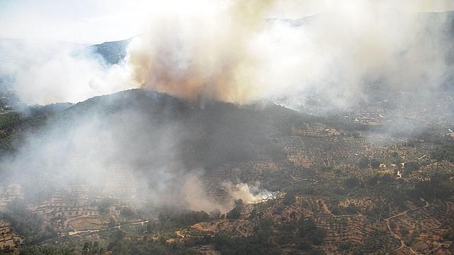 Por Ávila pide información en las Cortes sobre los incendios del Valle del Tiétar
