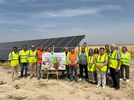 Invierten 1,3 millones en energía solar para riego en el Río Adaja
