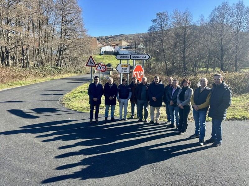 Mejoras en la carretera AV-P-542 que une Gil-García y la N-110