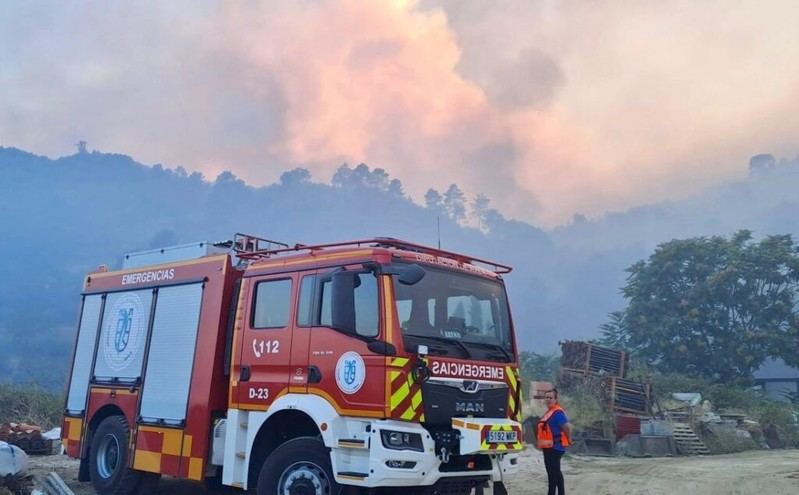 La Diputación de Ávila destaca el esfuerzo en el control del incendio en el Tiétar
