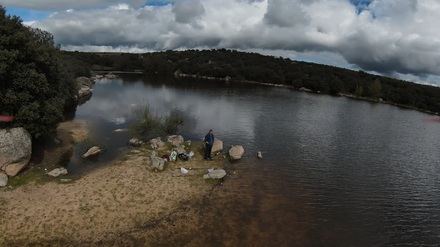 Un domingo de pesca en el pantano de Fuentes Claras