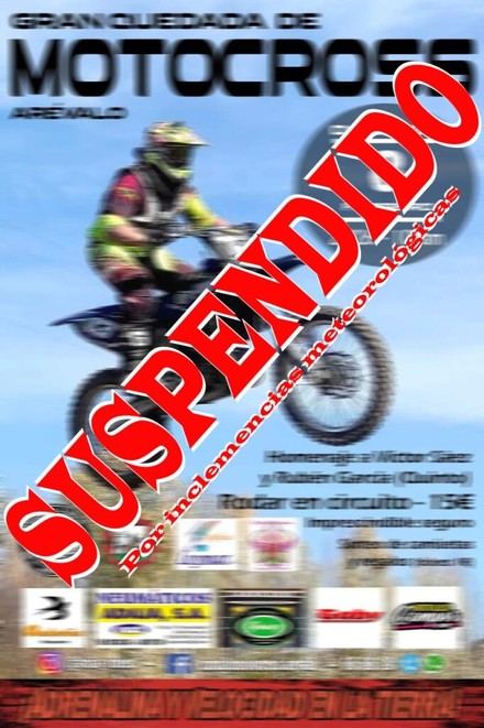 Suspensión de la quedada de Motocross en Arévalo por mal tiempo