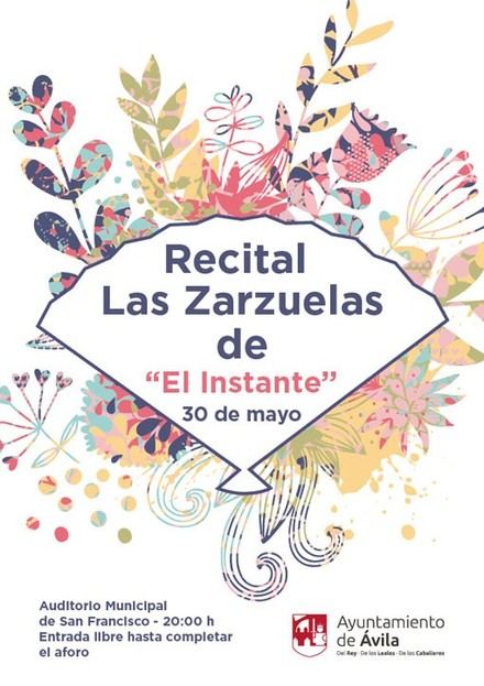 Recital de zarzuelas "El instante" en San Francisco