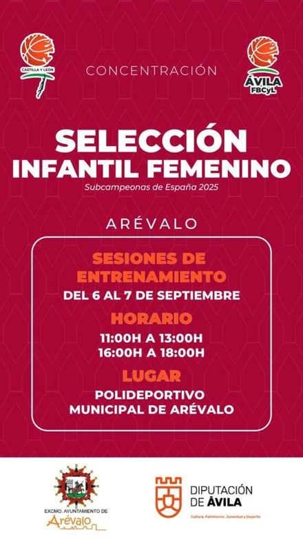 Convocatoria para la Selección Infantil Femenina