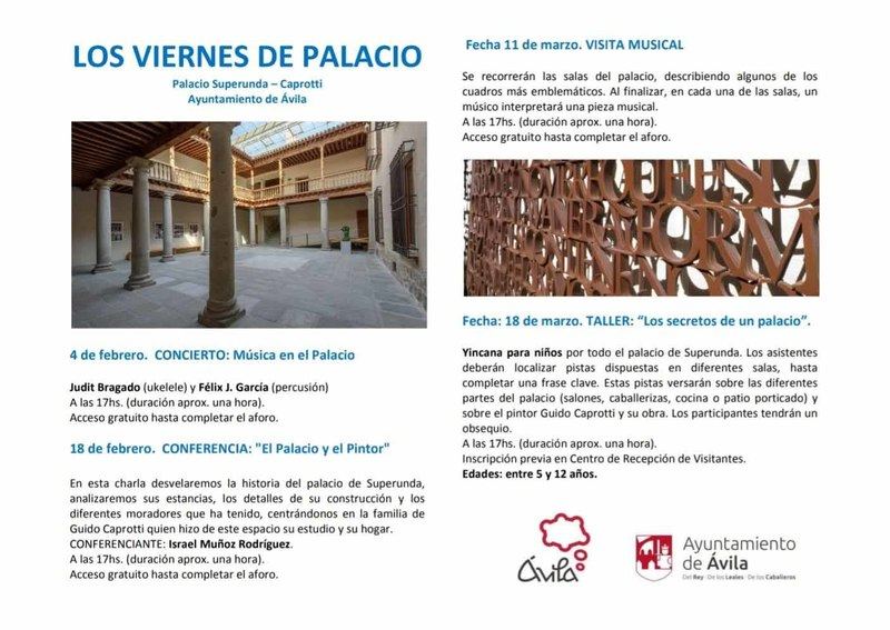 'Los viernes de palacio' en Ávila
